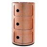 Meuble de rangement Componibili 3 tiroirs m?tallis? - KARTELL - oralto-shop.com