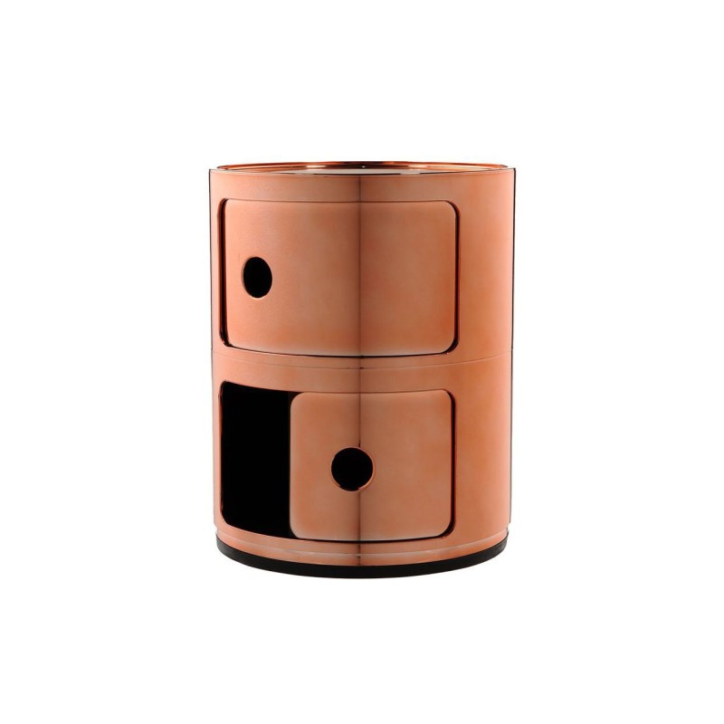 Meuble de rangement Componibili 2 tiroirs m?tallis? - KARTELL - oralto-shop.com