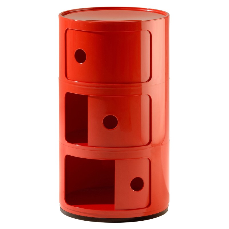 Meuble de rangement Componibili 3 tiroirs - KARTELL - oralto-shop.com