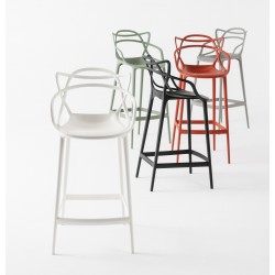 Chaise haute Masters tous coloris hauteur d'assise 75 cm - KARTELL - oralto-shop.com
