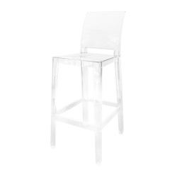 Chaise haute cristal One More Please 65 cm - KARTELL - oralto-shop.com