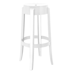 Tabouret Charles Ghost  hauteur 75 cm - KARTELL - oralto-shop.com