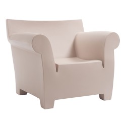 Fauteuil Bubble Club rose poudré - KARTELL - oralto-shop.com