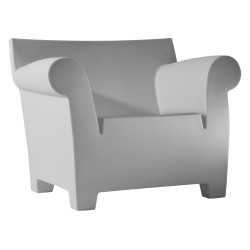 Fauteuil Bubble Club gris clair - KARTELL - oralto-shop.com