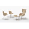 Fauteuil King Wood en bois moul? / Dossier haut  - KARTELL - oralto-shop.com