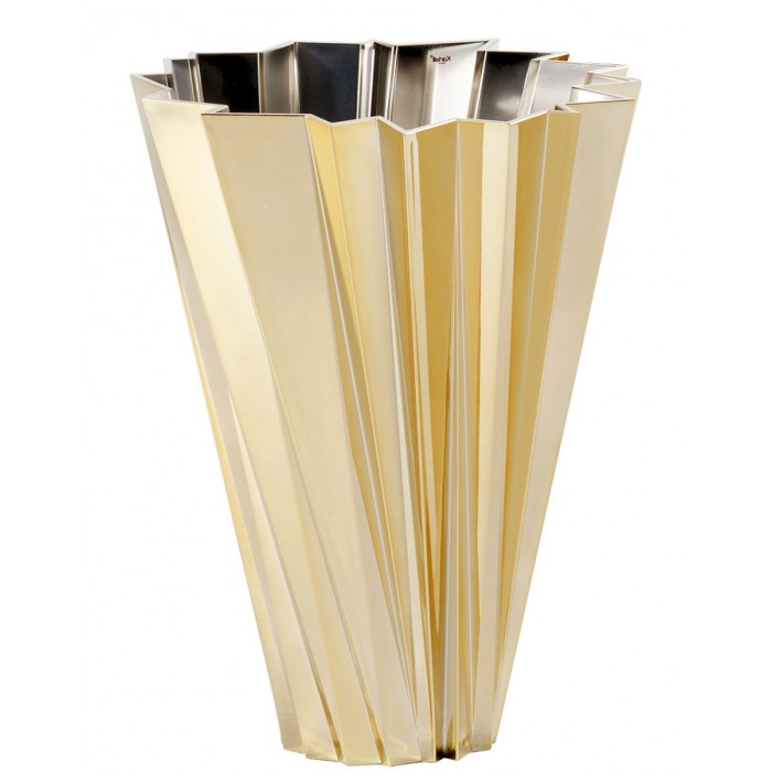 Vase Shanghai doré métallisé - KARTELL - oralto-shop.com
