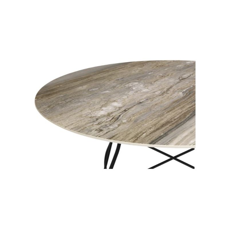 Table Glossy ronde  ? 130 cm - KARTELL - oralto-shop.com