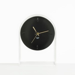 Horloge L'Air du temps noire/cristal - KARTELL - oralto-shop.com