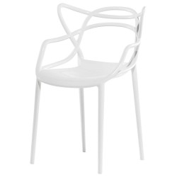 Fauteuil Masters KARTELL blanc - Oralto Design