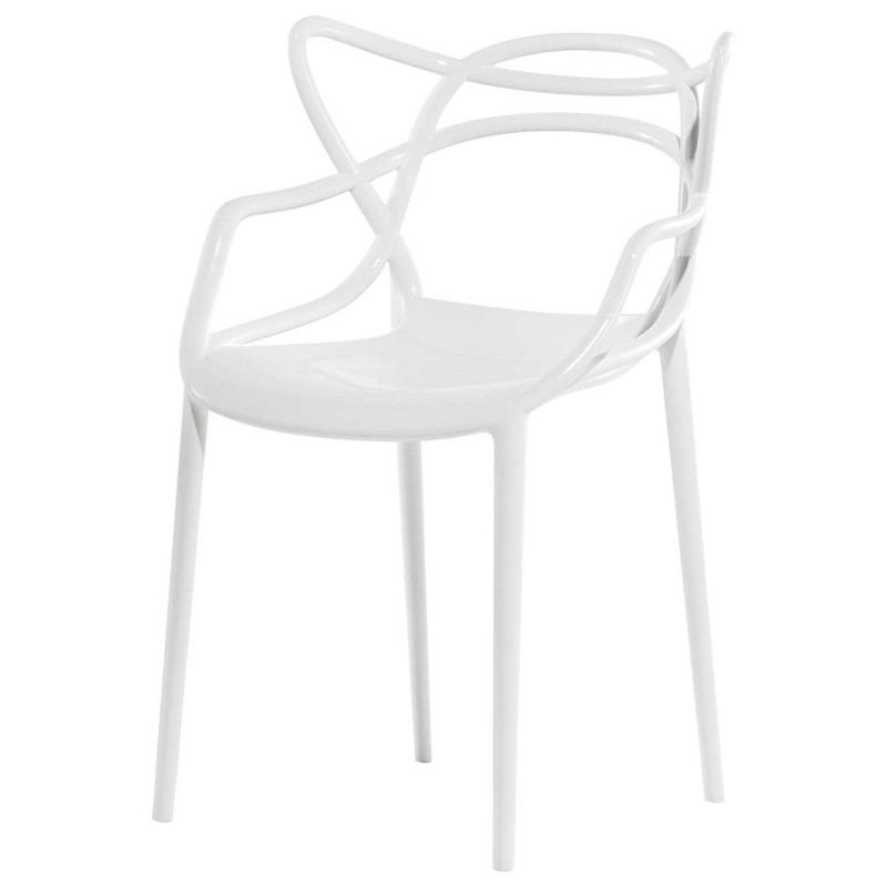 Fauteuil Masters KARTELL blanc - Oralto Design