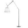 Lampadaire Tolomeo Mega Satin Gris - ARTEMIDE - oralto-shop.com