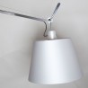 Lampadaire Tolomeo Mega Satin Gris - ARTEMIDE - oralto-shop.com