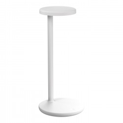 Lampe de table Oblique QI / LED - Avec prise USB-C et chargeur ? induction - Flos - oralto-shop.com