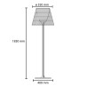 Lampadaire K Tribe F3 H 183 cm - Flos - oralto-shop.com