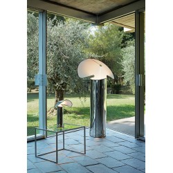 Lampe de table Chiara / H 41 cm - Acier / Réédition 1971 - Flos - oralto-shop.com