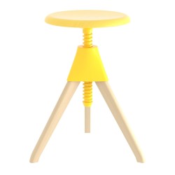 Tabouret Jerry / H 50 - 66 cm - Bois & plastique - Magis - oralto-shop.com