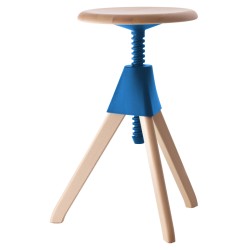 Tabouret Jerry / H 50 - 66 cm - Bois & plastique - Magis - oralto-shop.com