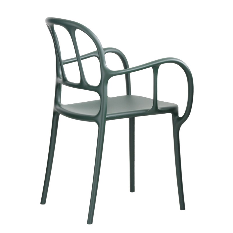 Fauteuil empilable Mila / Plastique - Magis - oralto-shop.com