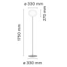 Lampadaire Glo-Ball F2 - Flos - oralto-shop.com