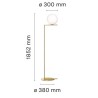 Lampadaire IC F2 - Flos - oralto-shop.com