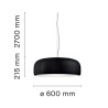 Suspension Smithfield S PRO / LED int?gr?es - Flos - oralto-shop.com