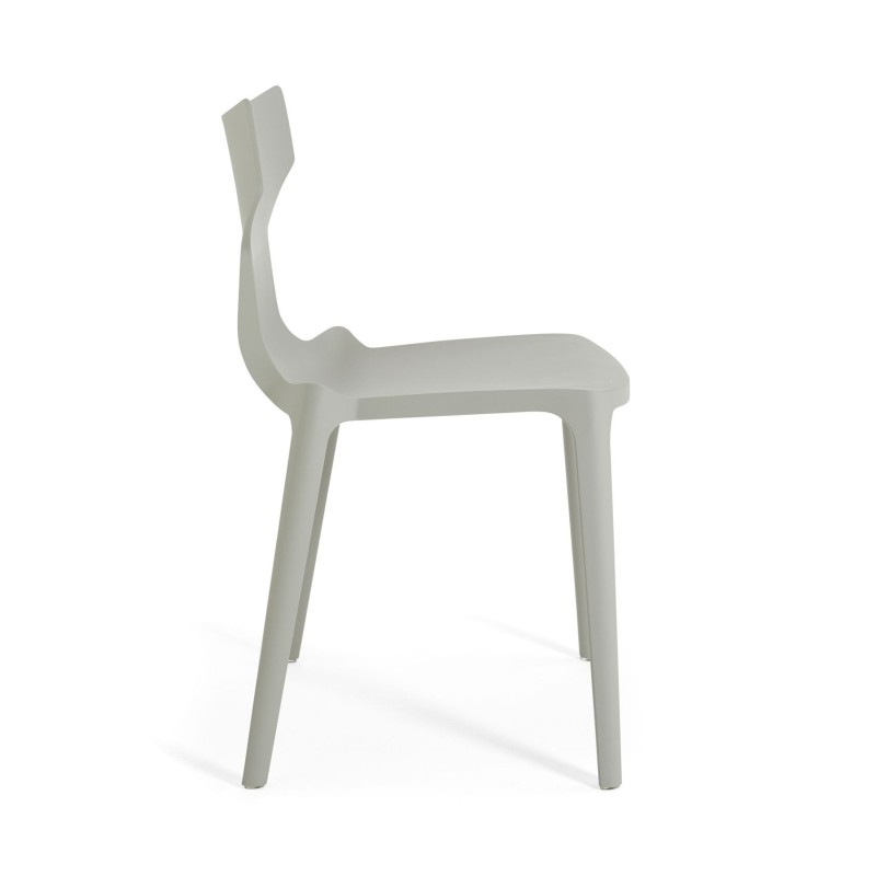 Chaise empilable Re-Chair - Kartell grise - oralto-shop.com