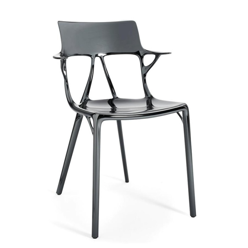 Fauteuil empilable A.I métallisé - Kartell - oralto-shop.com