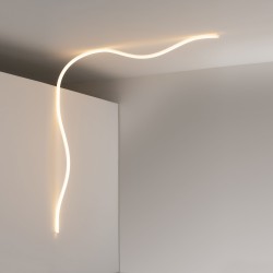 Lampe La linea LED / Tube flexible silicone - Kartell - oralto-shop.com