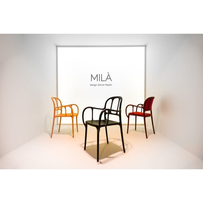 Fauteuil empilable Mila / Plastique - Magis - oralto-shop.com