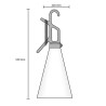 Lampe Baladeuse May Day  - FLOS - oralto-shop.com