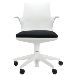 Fauteuil de bureau Spoon Chair blanc - KARTELL - oralto-shop.com
