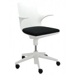 Fauteuil de bureau Spoon Chair blanc - KARTELL - oralto-shop.com