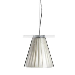 Suspension Light abat jour tissu beige - Kartell - Oralto Eshop