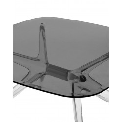Table basse Blast carrée fumée 80 x 80 cm - KARTELL - oralto-shop.com