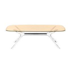 Table basse Blast rectangulaire jaune 130 x 80 cm - KARTELL - oralto-shop.com