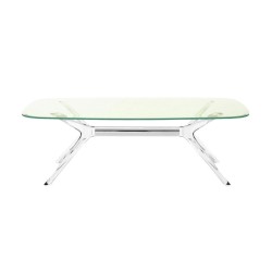 Table basse Blast rectangulaire jaune 130 x 80 cm - KARTELL - oralto-shop.com