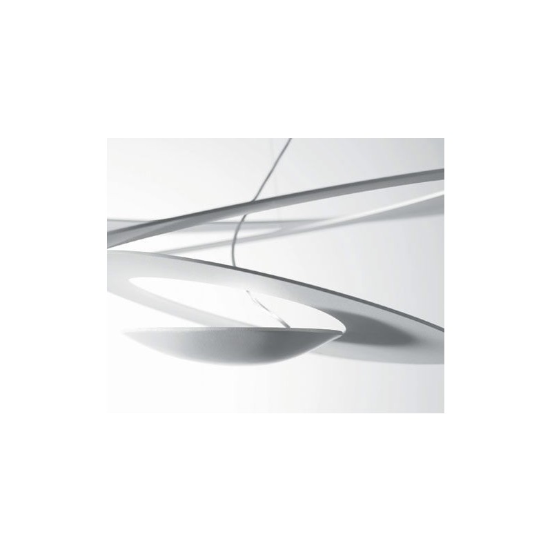 Suspension Pirce Artemide blanche détails - oralto-shop.com