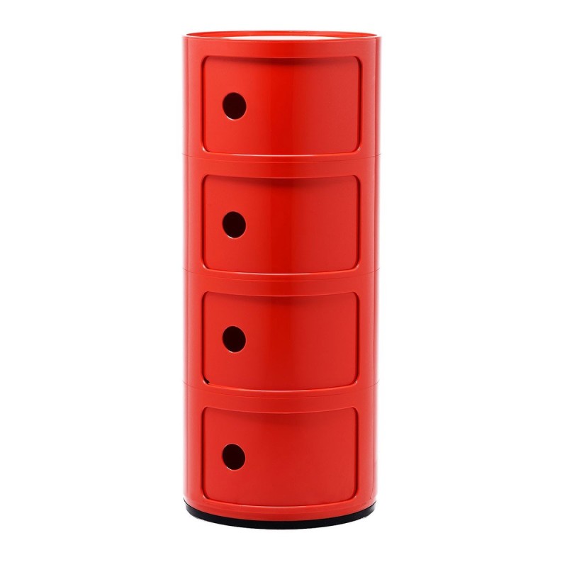 Meuble de rangement Componibili 4 tiroirs - KARTELL - oralto-shop.com