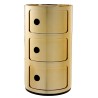 Meuble de rangement Componibili 3 tiroirs m?tallis? - KARTELL - oralto-shop.com